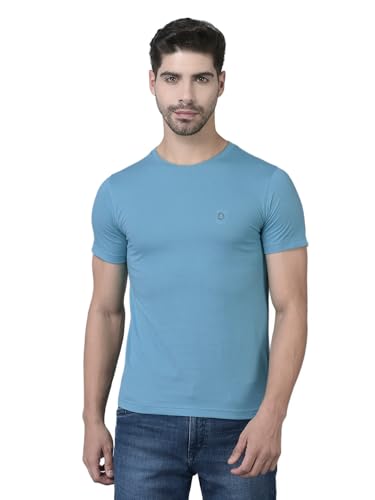 Image of Dollar Super Combed Cotton Mens Assorted Solid T-Shirt