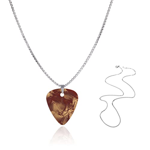 Vattract Guitar Pick Necklace For Men Women Rock Music Necklace Unisex Charm Gift Jewelry #TOP4