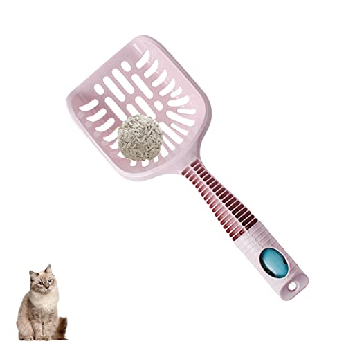 Joberio 5 palas para arena para gatos, gato Scooper para arenero con bolsa de basura | Pala para arenero de gatos, accesorio para gatos, herramienta de limpieza de gatos, pala para caja de arena, pala