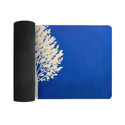 Protector de escritorio blanco grande antideslizante y resistente al agua miniatura 3