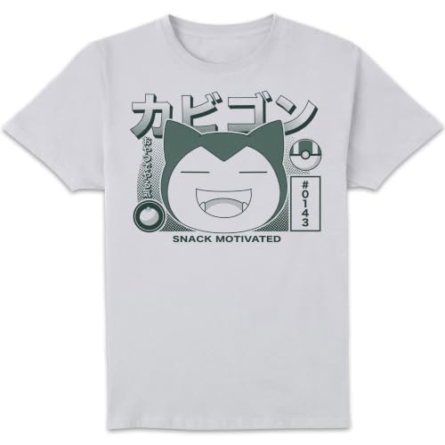 Official Pokémon Snorlax Im Hungry T-Shirt Mens White - XXL