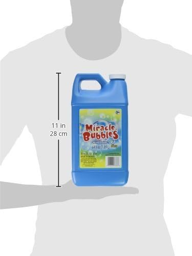 Miracle Bubbles Solution Refill, 64-Ounce Bottle (4)