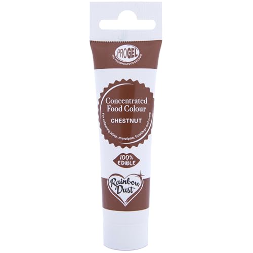 Rainbow Dust Pro-Gel Food Colouring - Chestnut image 3
