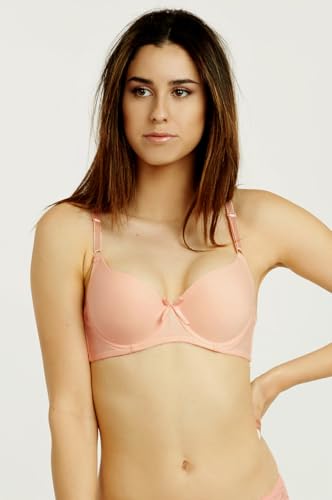 Image of Mamia Women's Basic Plain Bras, Pack of 6
