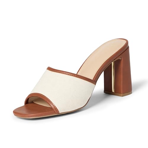 The Drop Women's Pattie Block Heeled Mule Sandal