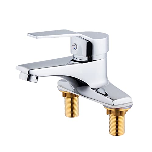 Robinet de salle de bain avec mitigeur chaud et commande fluide