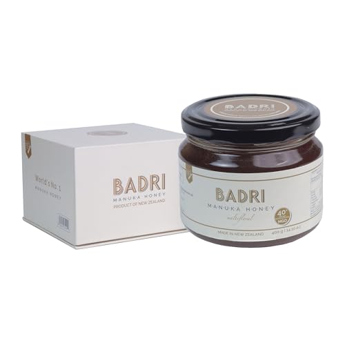 Image of Badri Manuka Honey | Multifloral 40+ MGO, 400gm | 100% Natural | Pure Organic Raw Unprocessed Honey | Harvested in New Zealand