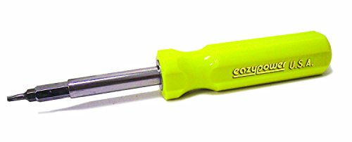 Image of Eazypower 88781 Yellow Molded Handle Screwdriver, Carded