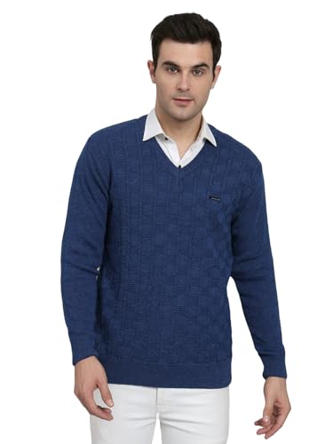 Image of eWools Men's Winterwear Woolen Striped Sweaters