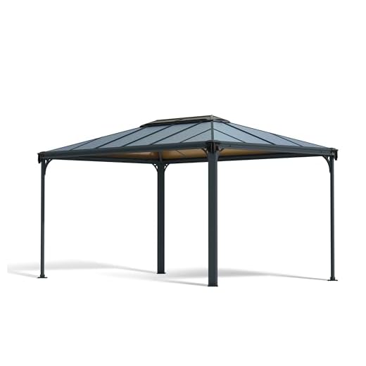 Palram Canopia Martinique 4300 Garden Gazebo - Robust Structure for Year-Round Use