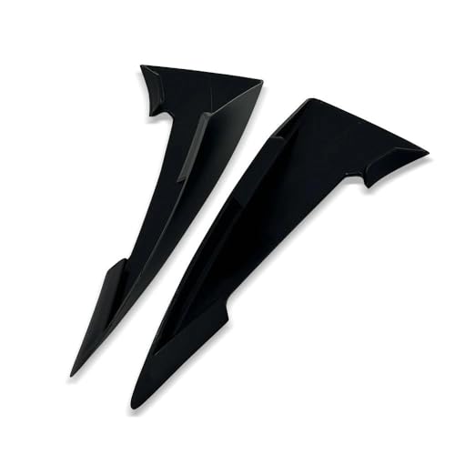 Aileron latéral carénage avant X-Max 300 2023 : protection fixe noire mate