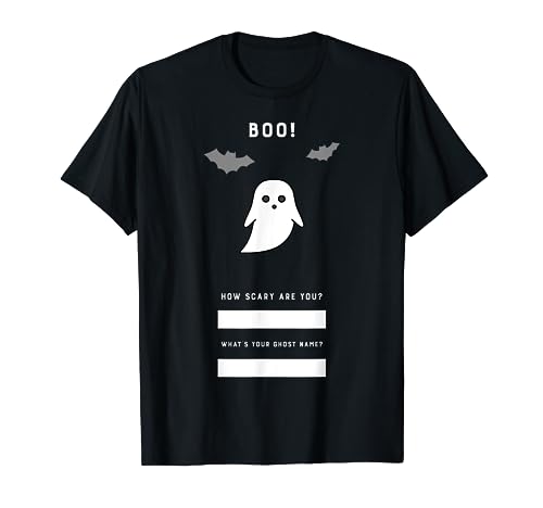 Fantasma Qué aterrador Eres Halloween Camiseta