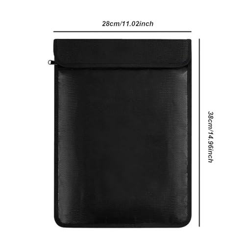 Bolsa ignífuga e impermeable con cremallera hermética para la protección total de herencias 3