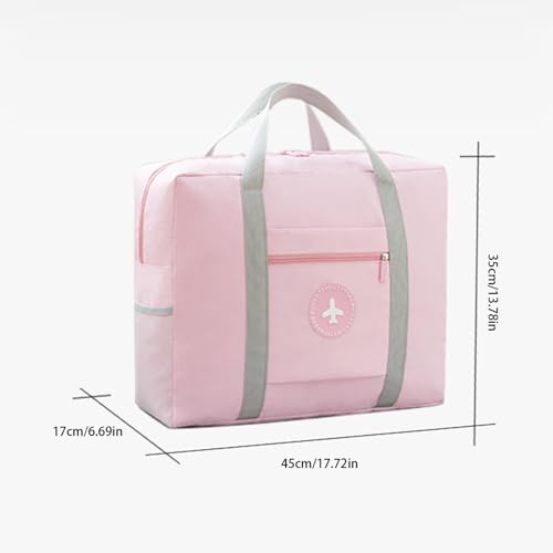 Women Tote Bag, Travel Duffel Bag Personal Item Travel Bag Carry on Luggage Gym Bag Weekender Overnight Bag for Women and Girls (Khaki)4