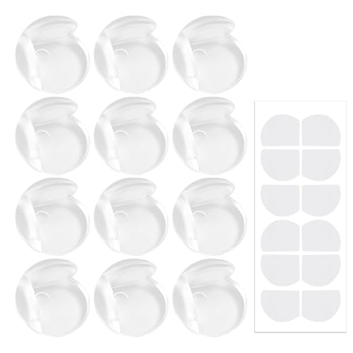 12PCS Protector de Esquinas y Bordes para Bebés y Niños, Pack Protectores Transparentes con Fuerte Adhesión, para Seguridad Infantil, Antichoque, Fácil de Instalar, para Hogar y Muebles