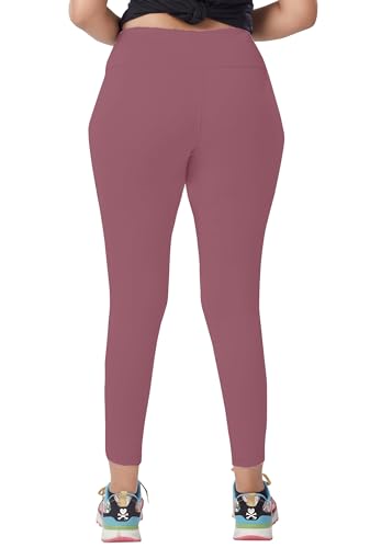 Image of Nexsus Appparels Stretchable Gym Pants for Workout : The Ultimate Yoga Pants | Gym Wear for Woman | Gym Tights for Women with Side Pockets | Available in Plus Size's