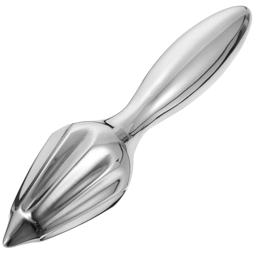 Veemoon Manuelle Zitruspresse Obstpresse aus Edelstahl 304 Spitze Zitronenpresse mit Ergonomischem Griff für Frischen Saft Küchenpresse für Zitrusfrüchte