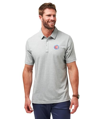 Amazon.com: TravisMathew Mens Chicago Cubs The Zinna Polo Heather