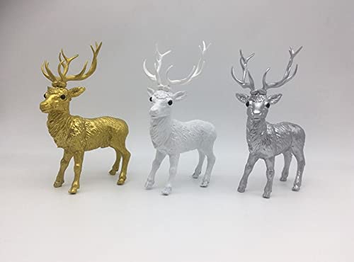Sparfroh Dekoration Hirsch Deko Hirsch - Weihnachten (Silber)