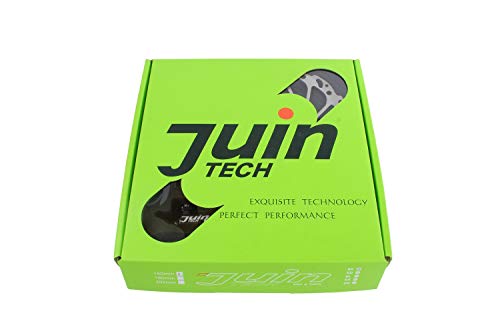 Juin Tech M1 Cable Actuated Hydraulic Bicycle Bike Disc Brake Caliper Set Extra Powerful Hybrid Brake for Road/Mountain/Cyclocross/Gravel/E-Bike/Folding Bike etc. use (Black)