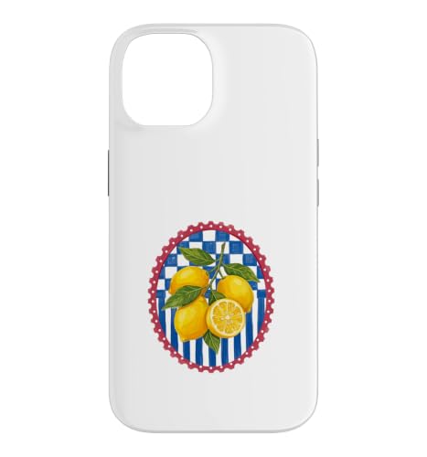 Italian Summer Lemons Beachy Coastal Botanical Decor �X�}�z�P�[�X iPhone 14 �p