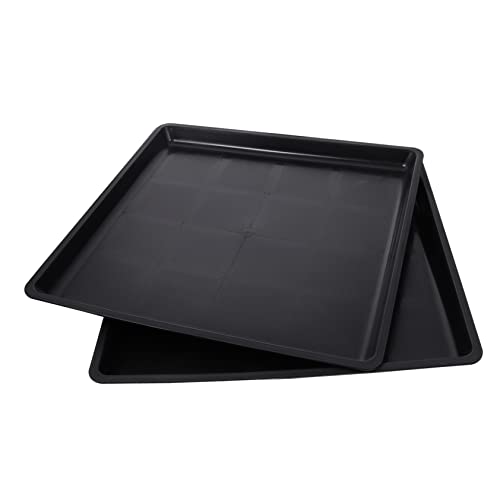 COSMEVIVI Dog Crate Tray Pet Cage Bedpan Tray 2 Pack Dog Crate Pad Heavy Duty Easy to Carry Pet Cage Accessory