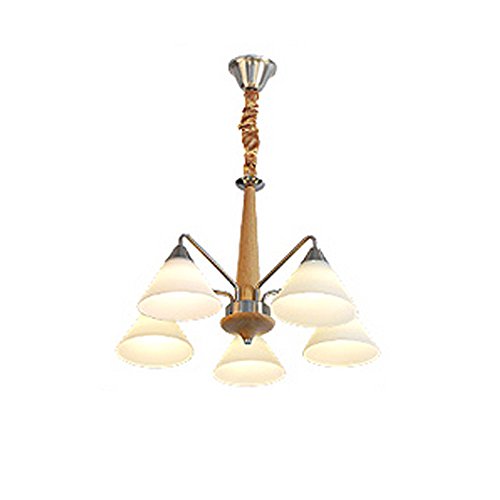 Preisvergleich Produktbild Kronleuchter Kronleuchter Licht Chinesischen Stil Massivholz Nordic Wohnzimmer Esszimmer Schlafzimmer Atmosphärischen Holz Kronleuchter (Size : 60cm)