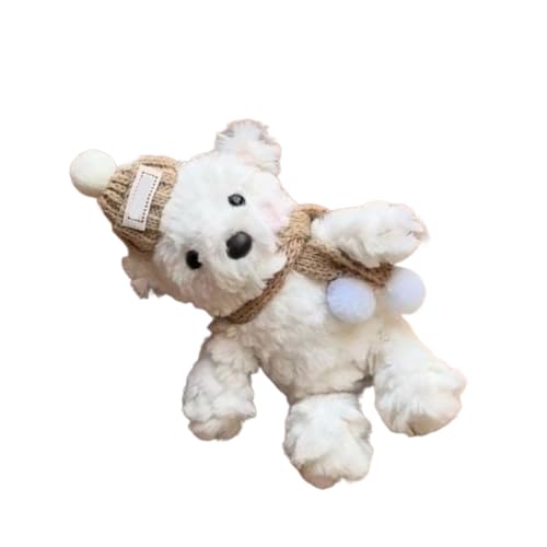 Fashion Cartoon Bear Toy Keychain Soft Doll Charm Backpack Pendant for Bag Key