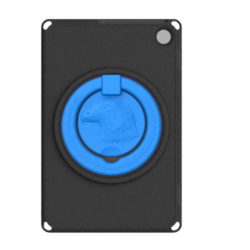 SUNGOOYUE Funda Protectora con Patrón de águila, Cubierta Eva a Prueba de Golpes con Soporte Giratorio para Tableta 11 2023 (Black)