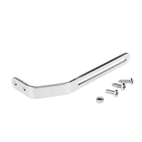 Musiclily Pro Universal Pickguard Bracket Support for Archtop Jazz Hollow Body Guitar, Chrome