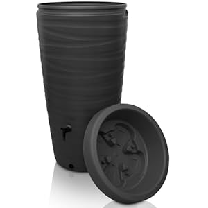 YourCasa Regentonne 240 Liter Wave Design