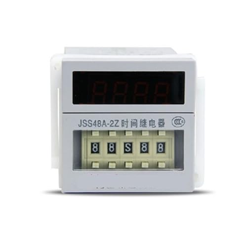 Relais temporisé JSS48A-2Z à double contact et réglage 4 chiffres