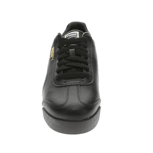 PUMA Men's Roma, 24-Standard Black White-Smokey Gray, 7.54