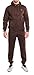 Produktbild Gennadi Hoppe Herren Trainingsanzug Sweatjacke undTrainingshose Jogginganzug,H6367 braun XXL