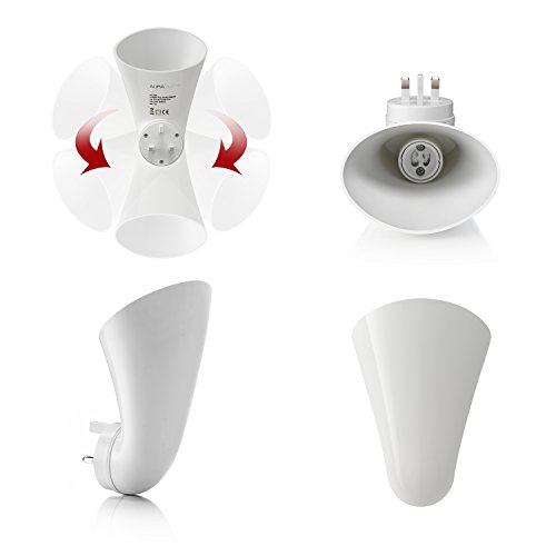 Soporte GU10 Auraglow plugin con diseño compacto para efecto de lavado de pared 6