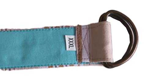 KVR Cotton woven Stripe waist Belt Double D ring multicolored girl teen women Belt soft vintage designer4