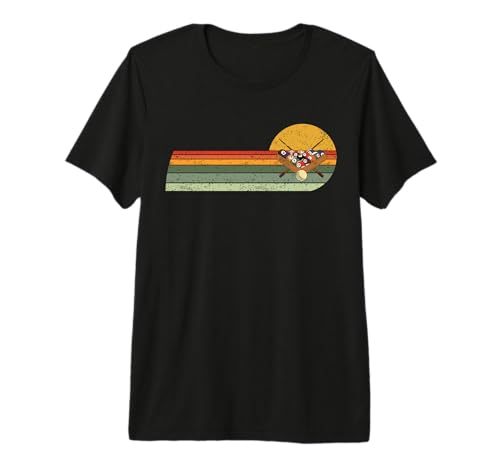 Billard Table de Billard Boules de Billard Game Billard T-Shirt Haut de Gamme