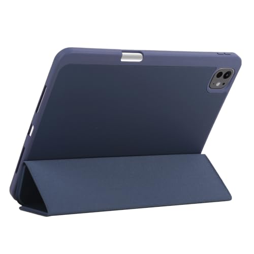 Image of Arctic Fox Smart Folio Case for iPad Pro 11 inch Cover Case (M4 2024) with Pencil Holder, iPad Pro 11 inch 2024,Smart Flip Case Cover for Apple iPad Air with Pencil Holder [Auto Sleep /Wake] - Blue