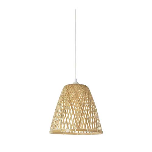 Suspension Kami en bambou tressé pour une décoration scandinave raffinée