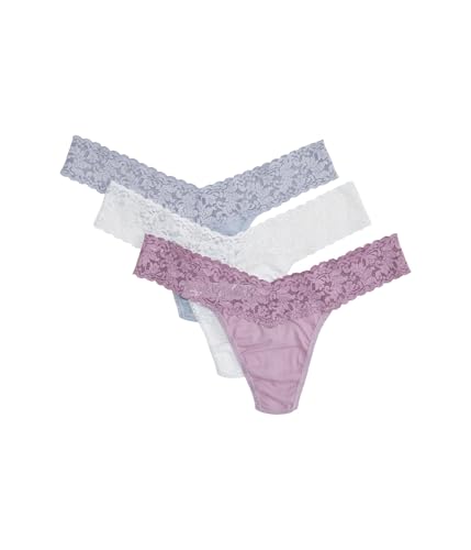 Image of hanky panky - Supima Cotton Low Rise Thongs for Women | Lacy Lingerie, Cotton Panties | 3 or 5 pack
