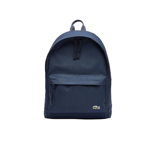 Lacoste Men's Sinpople Monogramme Backpack, Midnight Blue, One Size