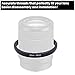 Metal Step Down Ring Filter Adapter - 49mm to 46mm - Metal Ring Step Down Rings Adapter Filter Compatible with All 46mm UV, CPL, ND, Lens Hood, Threaded Lens ect