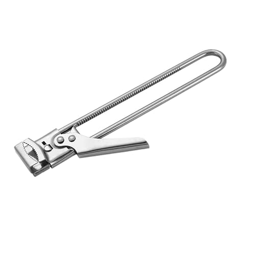 4EVERHOPE Abrebotellas y tarros ajustable, abrelatas multifuncional de acero inoxidable, accesorios de cocina