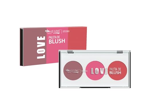 Paleta De Blush Trio, Max Love - Cor: 1