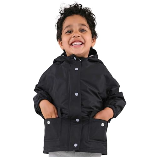 Image of JAN & JUL Waterproof Fleece Lined Rain Jacket, Raincoat for Toddlers and Kids