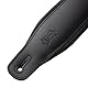 Levy’s Leathers Amped Series Ledergurt für Gitarre | Breite 8 cm | Schwarz | (M26PD-BLK)