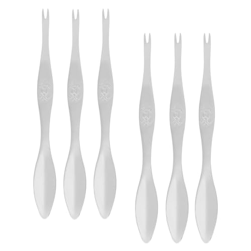SHERCHPRY de Acero Inoxidable 304 para Quitar y Piezas Juego de 6 Forma de Cangrejo Herramienta Resistente para Mariscos y Nueces en Restaurante o Casa