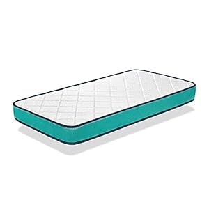 DORMISSIMO Colchón Cuna Bebe 60X120 Axel – 10 CM – Núcleo de Espuma Perforado y Antibacteriano