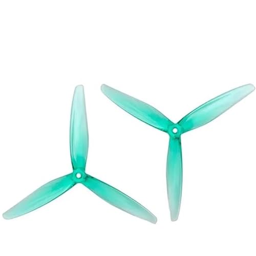 Hélice à trois pales profil 7050-3 Clear Green haute efficacité 7 pouces
