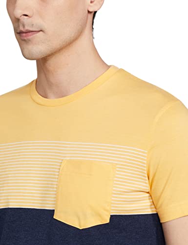 Image of Max Men's Colourblocked Crew Neck T-Shirt